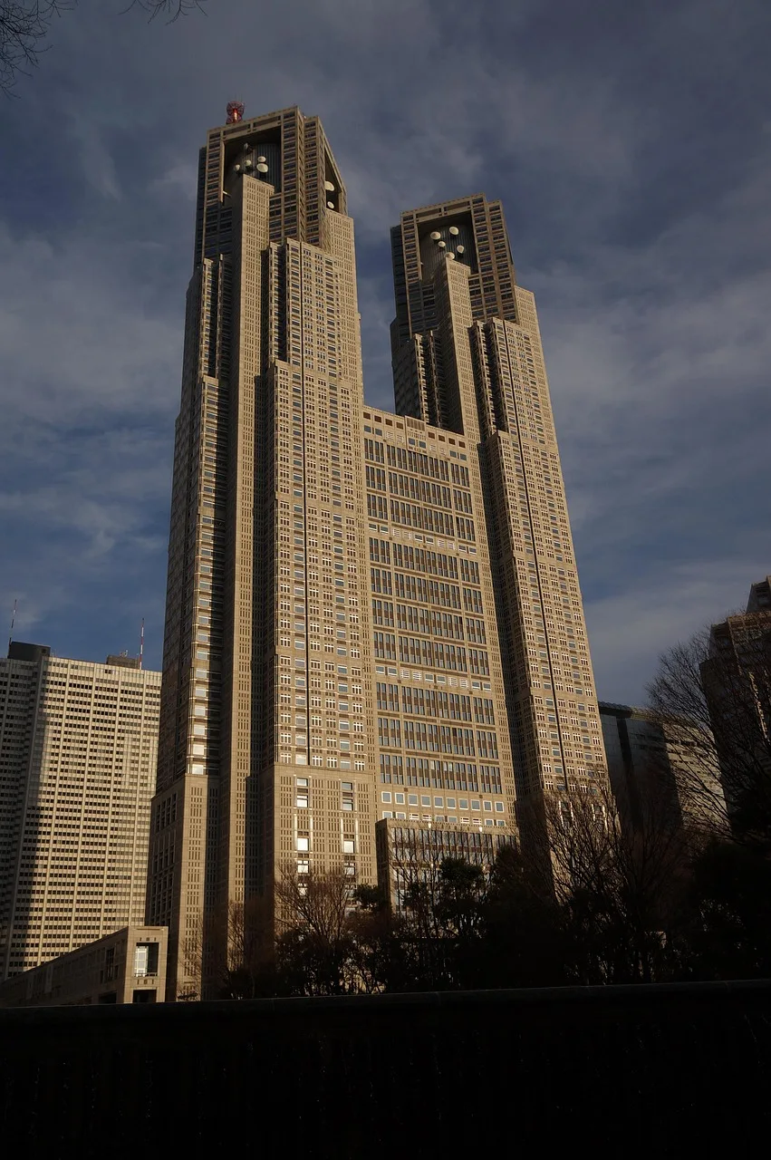 tokyo, tokyo metropolitan government building, allmän byggnad